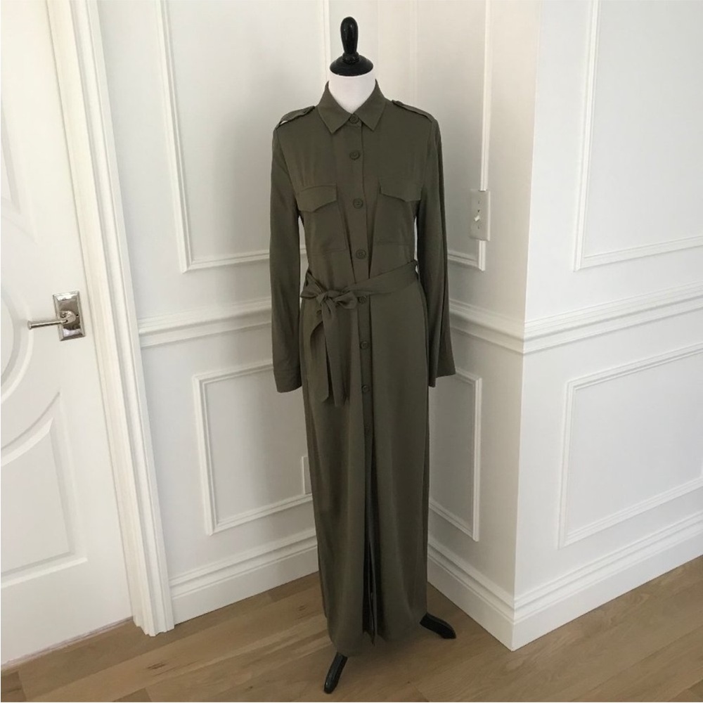 BB Dakota Olive Trench coat/duster